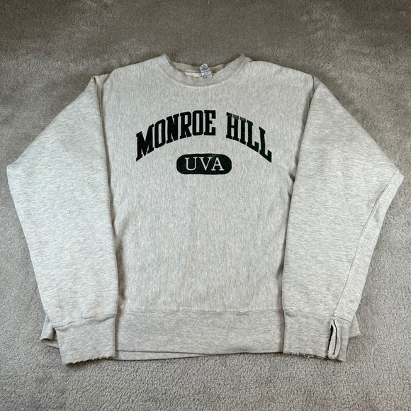 Soffe Other - Vintage 90s Soffe Sweatshirt Mens XL Gray Monroe Hill UVA Made in USA Distressed